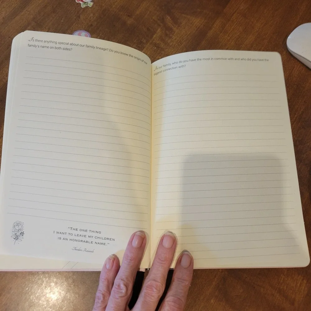 Piccadilly Your Mother's Story Guided Journal Hardcover Mom Memory Keepsake Book